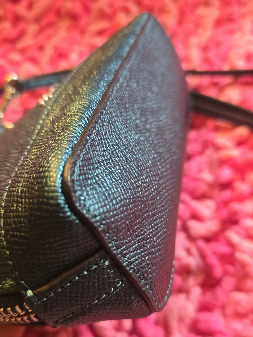 Coach Metallic Blue Miniture Bag